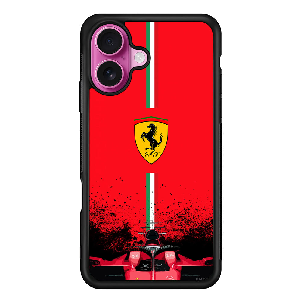 Ferrari Luxury Car Logo iPhone 17 Case | Slim Rubber Case for iPhone 17