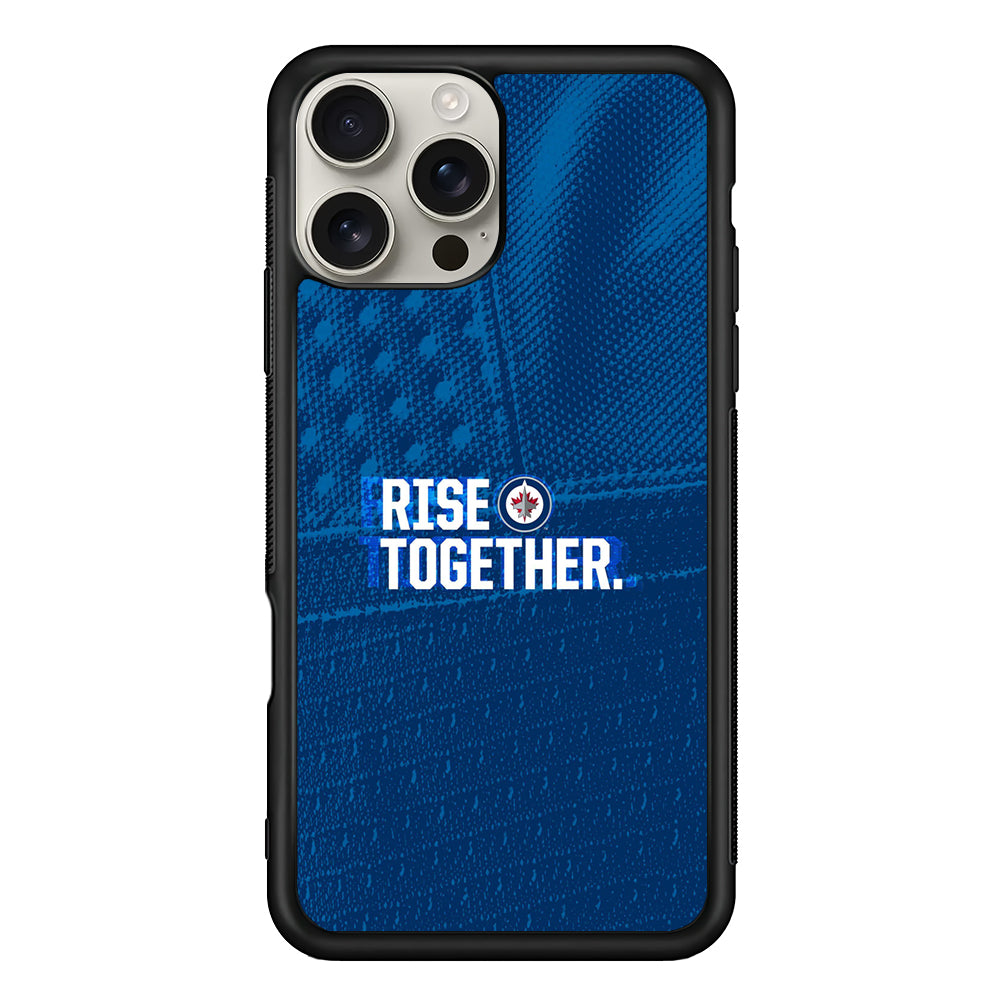 Winnipeg Jets Rise Together iPhone 16 Pro Max Case | Stylish Protective Case for iPhone 16 Pro Max