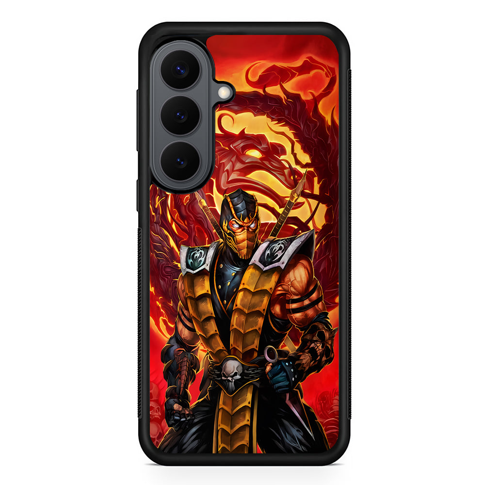 Scorpion Hanzo Mortal Kombat Samsung Galaxy S26 Plus Case | Slim Rubber Case for Samsung Galaxy S26 Plus