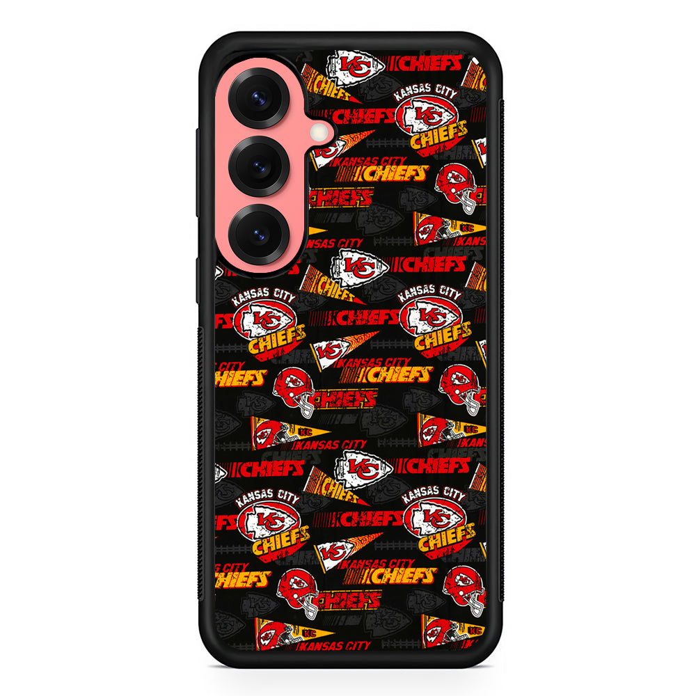 Kansas City Chiefs Patterns Samsung Galaxy S25 Case | Protective Case for Samsung Galaxy S25