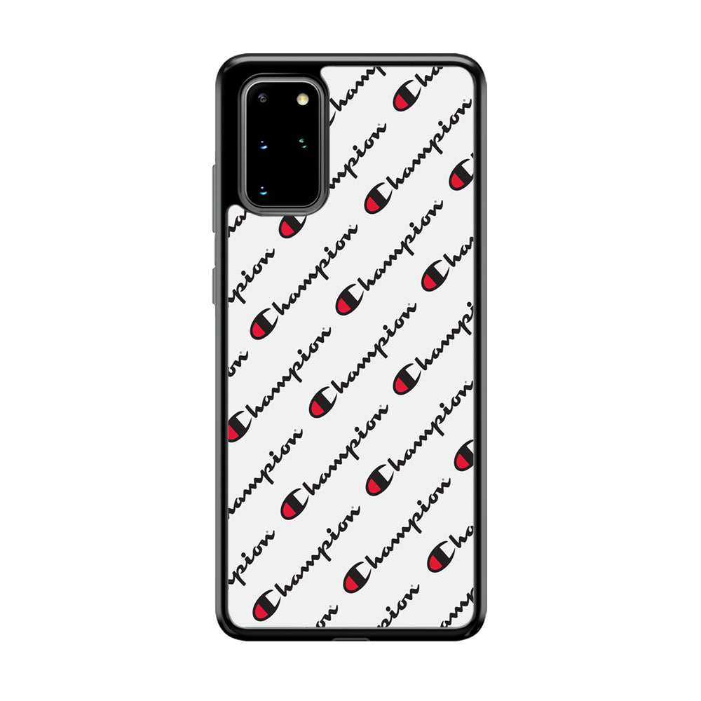 Champion Ebon-Ashgray Samsung Galaxy S20 Plus Case | Slim Rubber Case for Samsung Galaxy S20 Plus