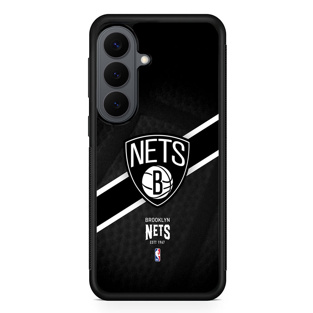 Brooklyn Nets Logo Samsung Galaxy S26 Plus Case | Slim Rubber Case for Samsung Galaxy S26 Plus