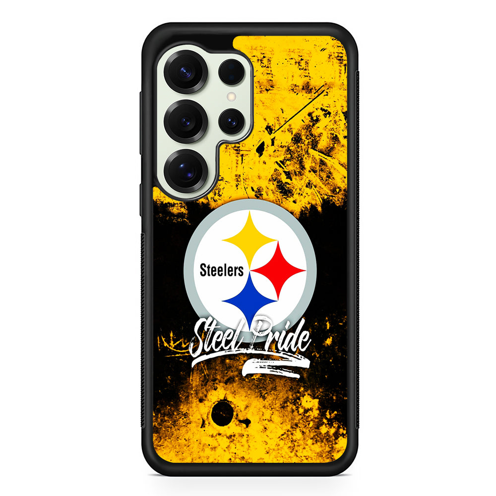 Pittsburgh Steelers Steel Pride Samsung Galaxy S25 Ultra Case | Durable Rubber Case for Samsung Galaxy S25 Ultra