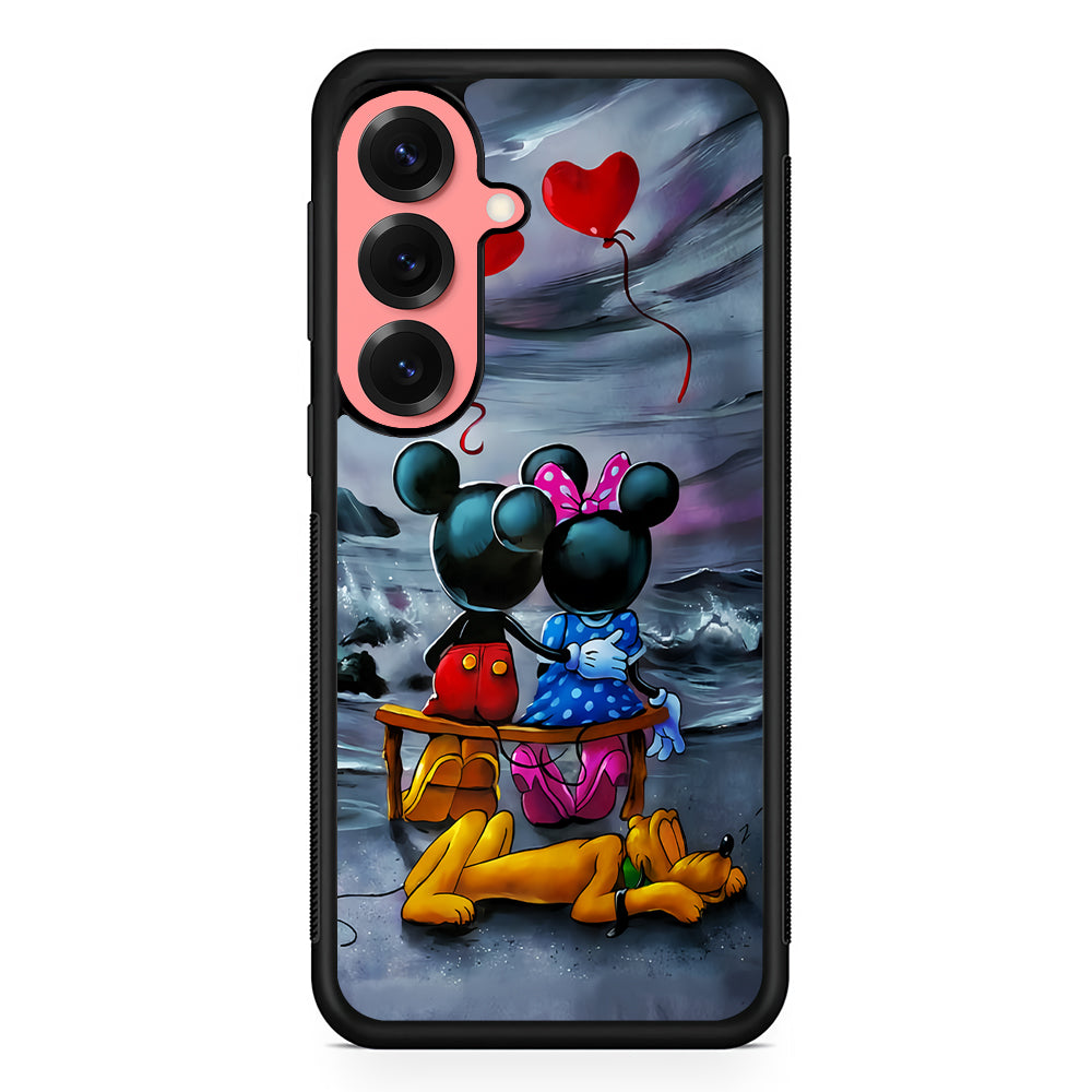 Mickey Minnie on The Beach Samsung Galaxy S25 Case | Protective Case for Samsung Galaxy S25