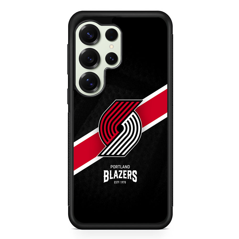 Portland Trail Blazers Logo Samsung Galaxy S25 Ultra Case | Durable Rubber Case for Samsung Galaxy S25 Ultra