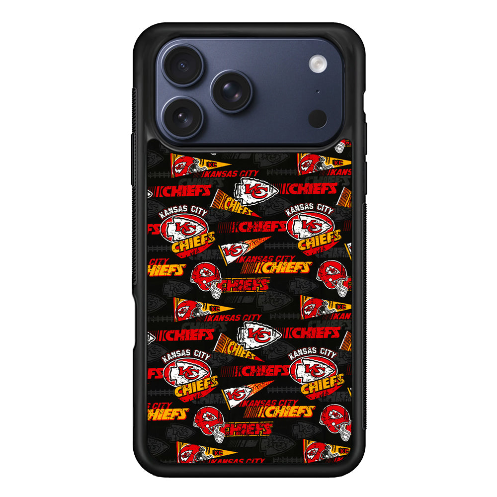 Kansas City Chiefs Patterns iPhone 17 Pro Max Case | Slim Protective Cover for iPhone 17 Pro Max
