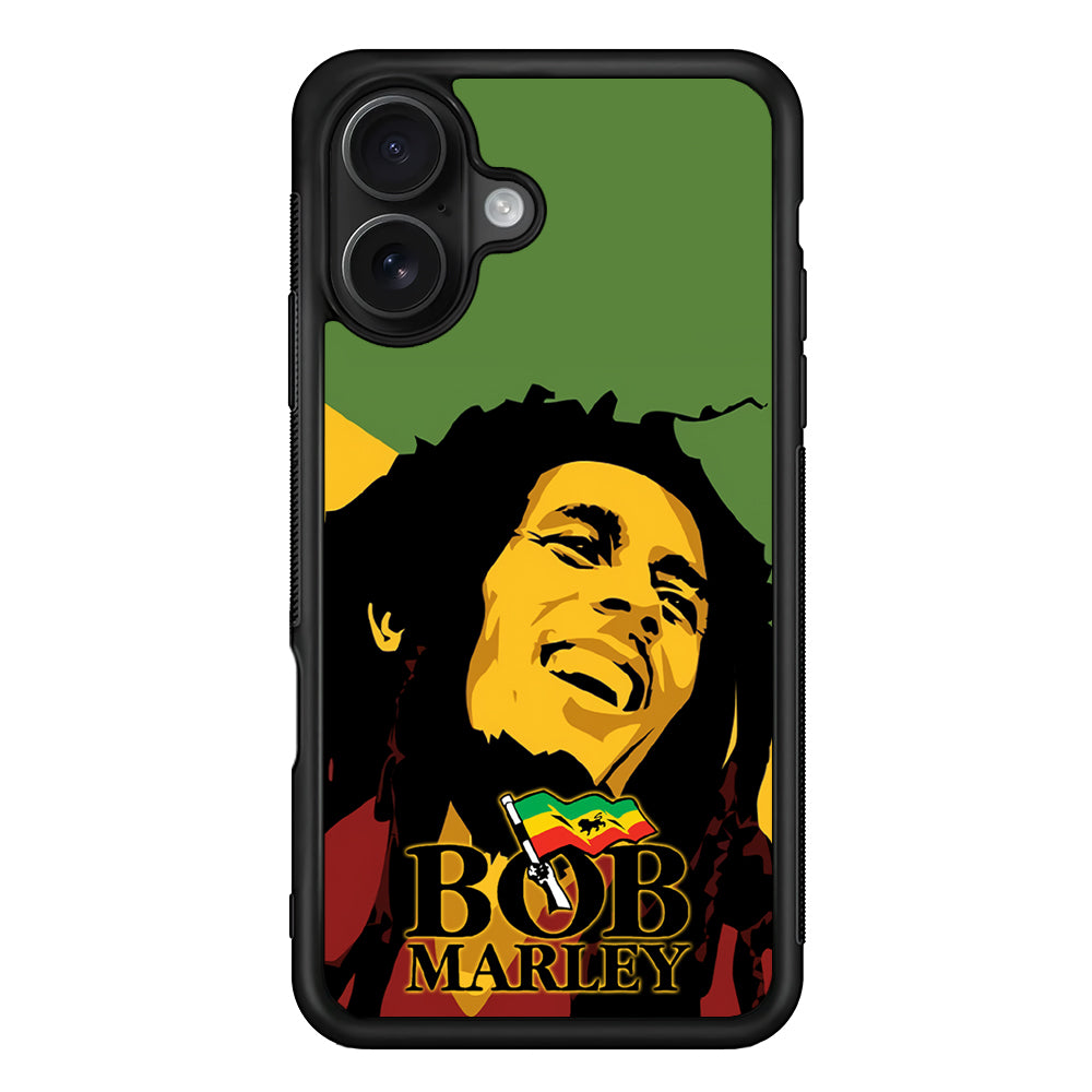 Bob Marley Art Legend Reggae iPhone 16 Case - Oxvistore