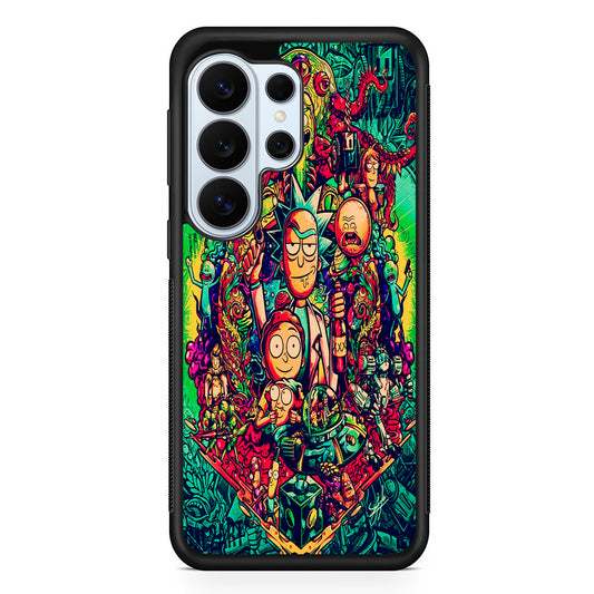 Rick and Morty Cartoon Art Samsung Galaxy S26 Ultra Case | Protective Phone Cover