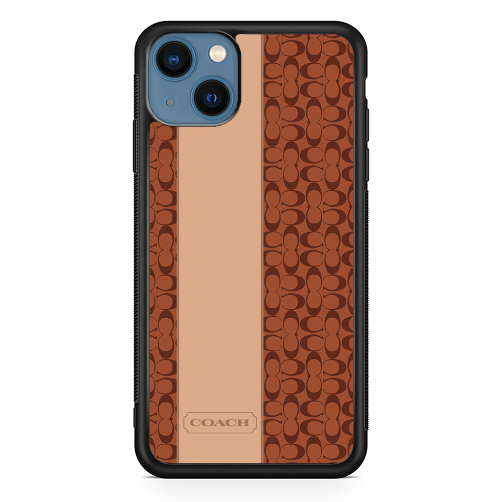 Coach Grand Line iPhone 15 Case | Slim Rubber Case for iPhone 15