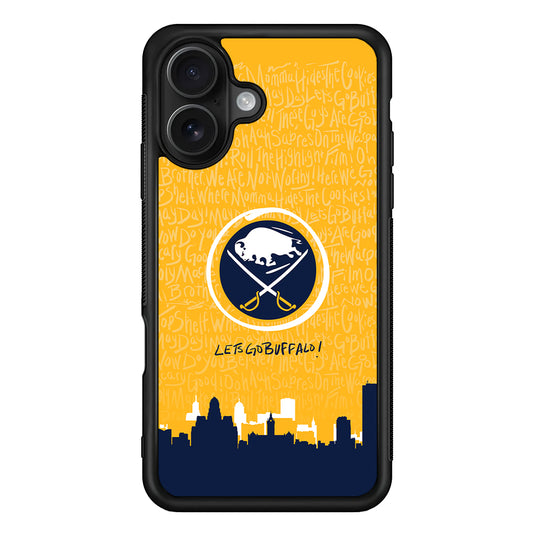 Lets Go Buffalo Sabres iPhone 16 Case - Oxvistore