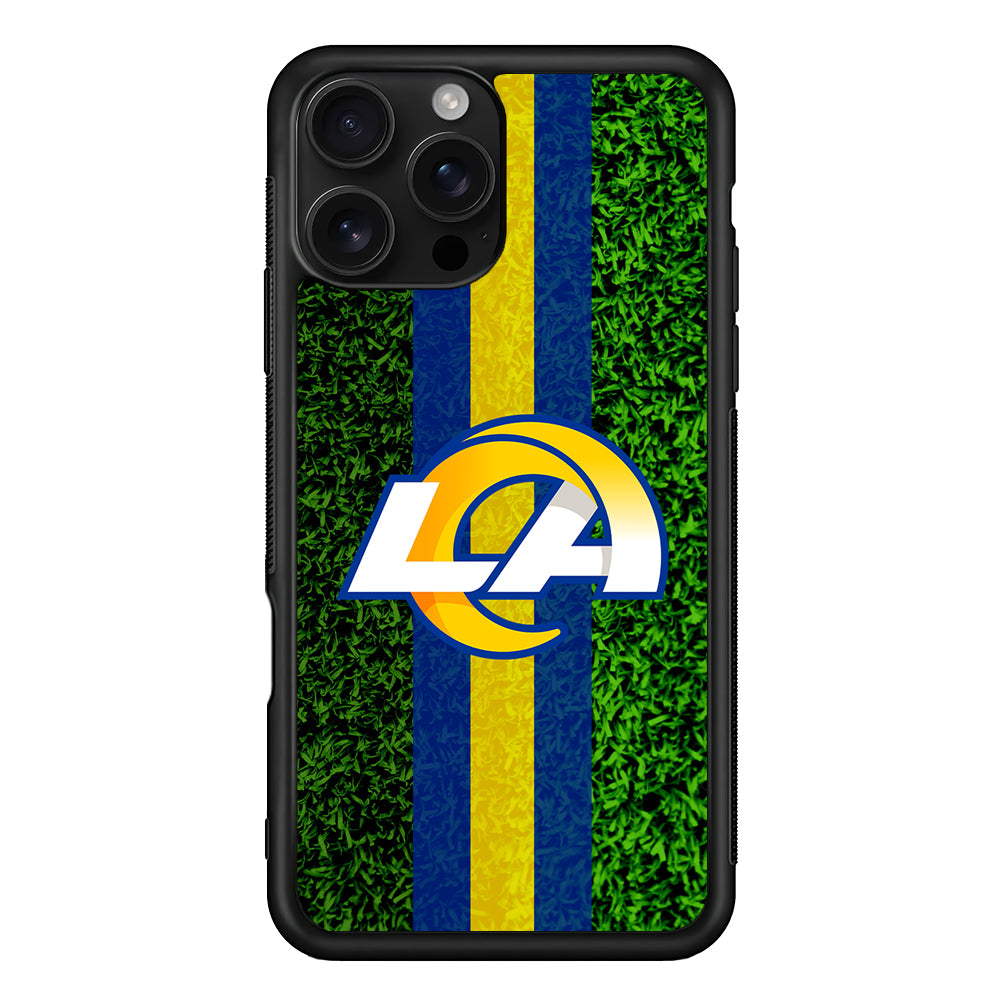 Los Angeles Rams Grassy iPhone 16 Pro Case | Durable Protective Case for iPhone 16 Pro