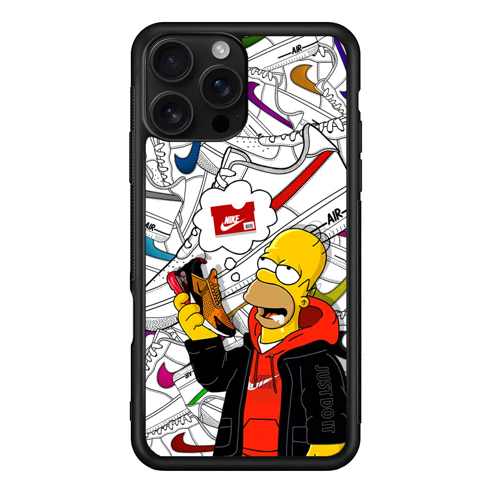 Nike Homer's Dream iPhone 16 Pro Case - Stylish Protective Cover for iPhone 16 Pro