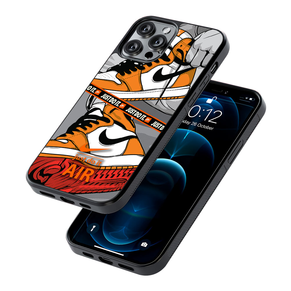 Nike Close Up The Sneaker 2D Rubber Phone Case | Slim Protective Phone Case