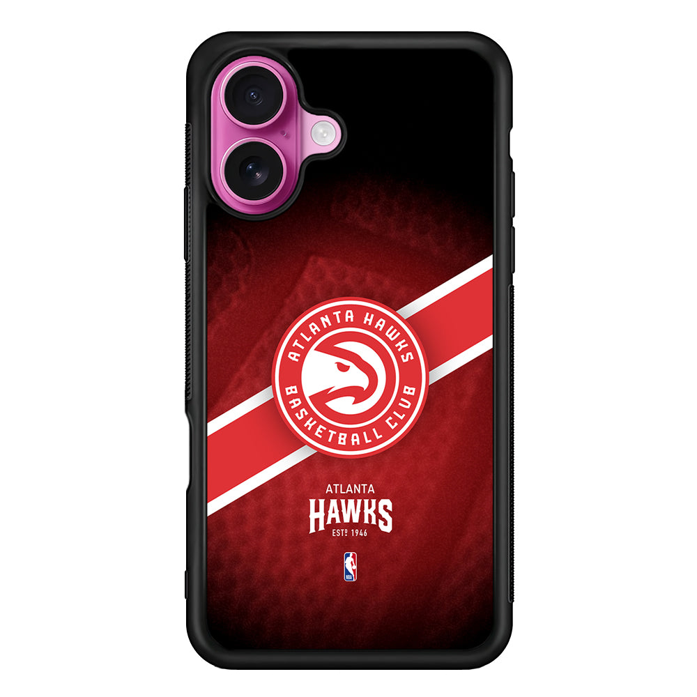 Atlanta Hawks Logo iPhone 17 Case | Slim Protective Rubber Phone Cover