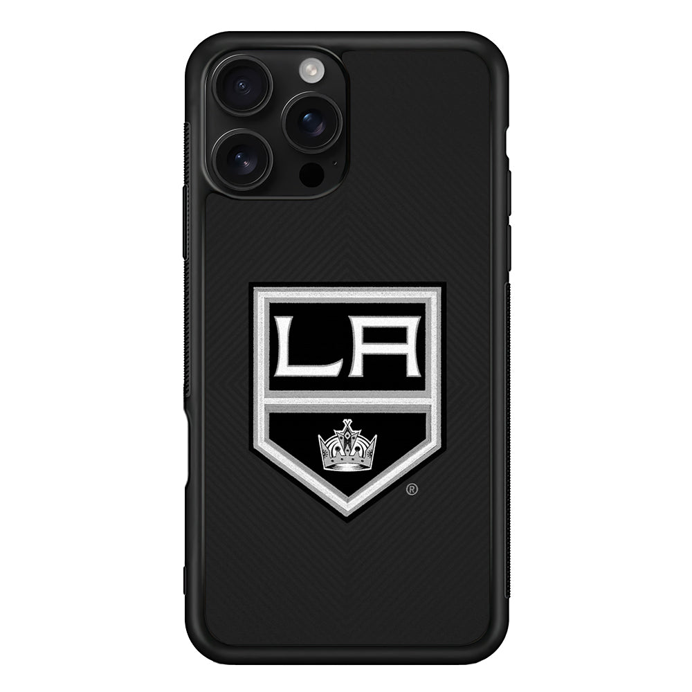 Los Angeles Kings Logo iPhone 16 Pro Case | Durable Protective Case for iPhone 16 Pro