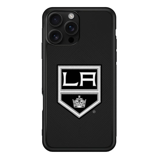 Los Angeles Kings Logo iPhone 16 Pro Case | Durable Protective Case for iPhone 16 Pro