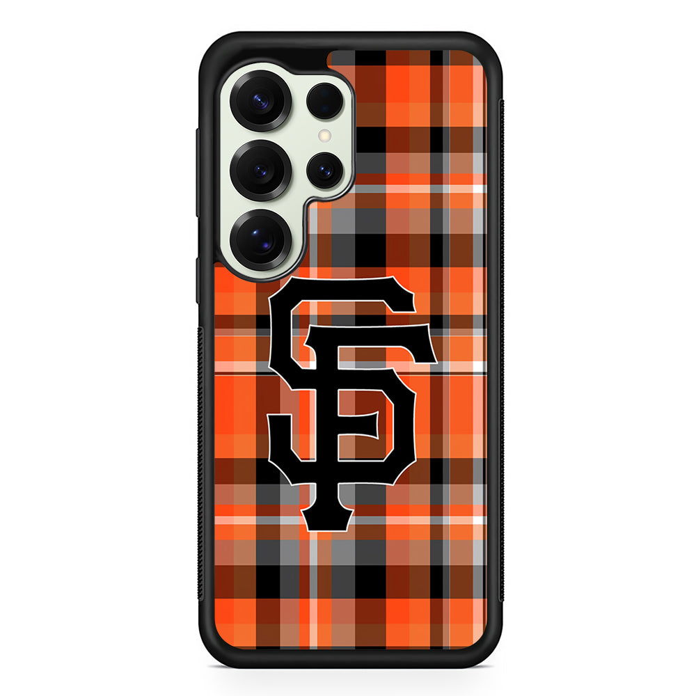 San Francisco Giants Pattern Samsung Galaxy S25 Ultra Case | Durable Rubber Case for Samsung Galaxy S25 Ultra