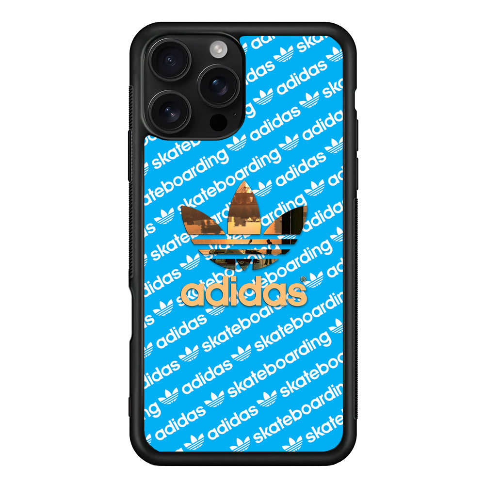 Adidas Skateboarding Patern Box iPhone 16 Pro Case - Stylish Protective Cover for iPhone 16 Pro