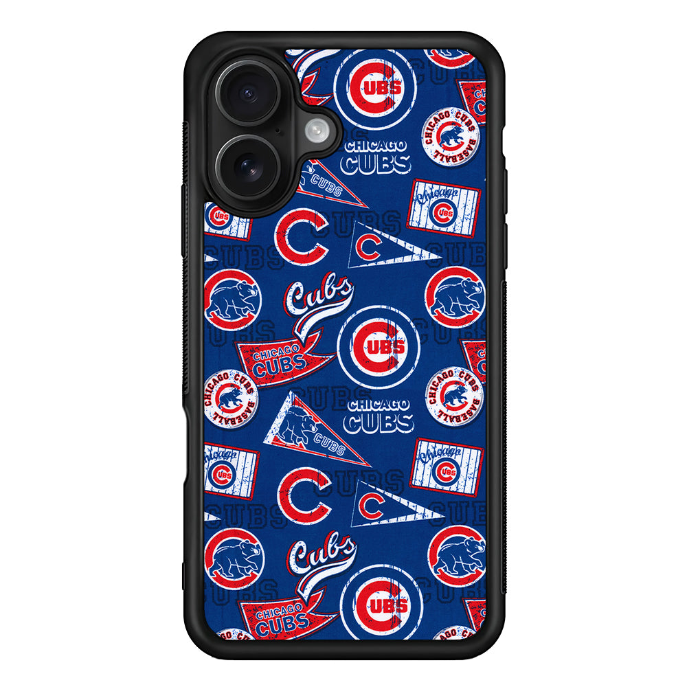 Chicago Cubs Retro iPhone 16 Case - Oxvistore