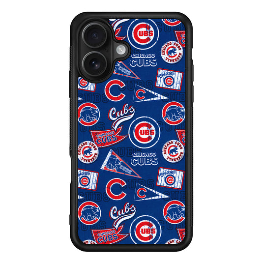 Chicago Cubs Retro iPhone 16 Case - Oxvistore