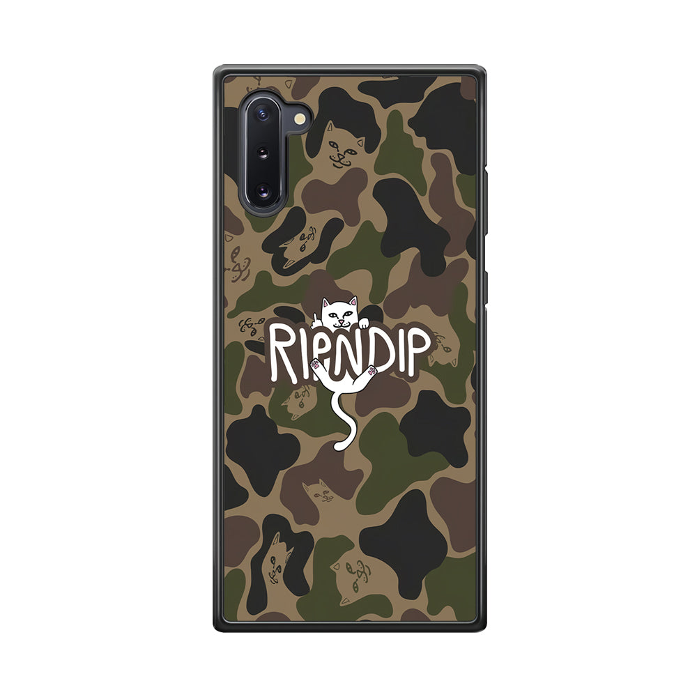 Rip N Dip Green Camo Samsung Galaxy Note 10 Case | Slim Rubber Case for Samsung Galaxy Note 10