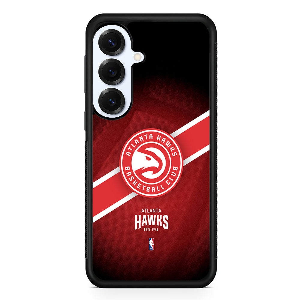 Atlanta Hawks Logo Samsung Galaxy S25 Plus Case | Slim Rubber Cover for Samsung Galaxy S25 Plus