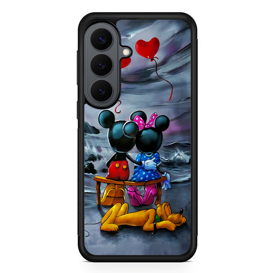 Mickey Minnie on The Beach Samsung Galaxy S26 Plus Case | Slim Rubber Case for Samsung Galaxy S26 Plus