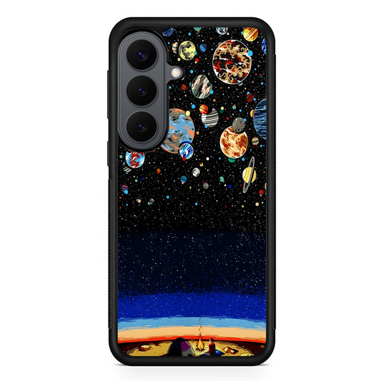 Star Night Camping Samsung Galaxy S26 Plus Case | Slim Rubber Case for Samsung Galaxy S26 Plus