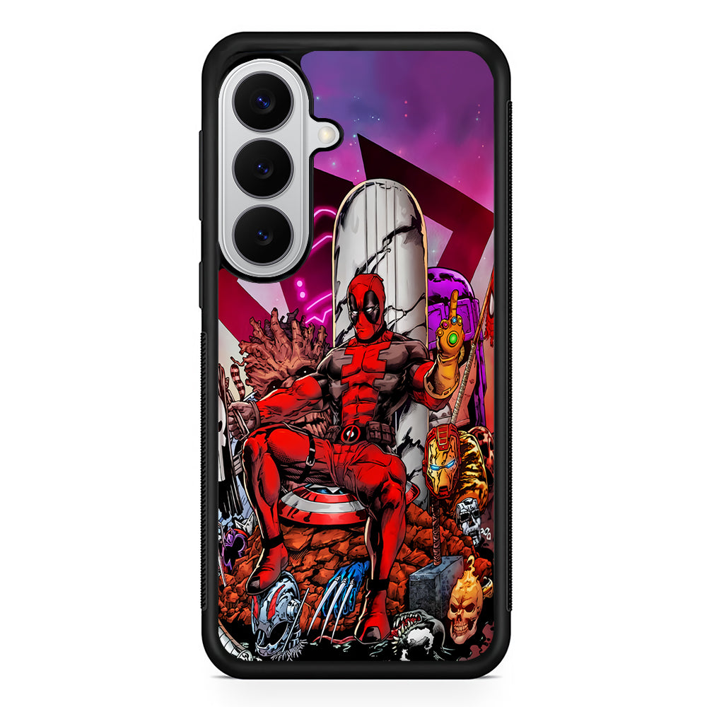 Deadpool Kills Everyone Samsung Galaxy S26 Case | Protective Rubber Cover