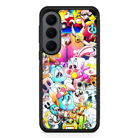 The Amazing World of Gumball Character Samsung Galaxy S26 Plus Case | Slim Rubber Case for Samsung Galaxy S26 Plus