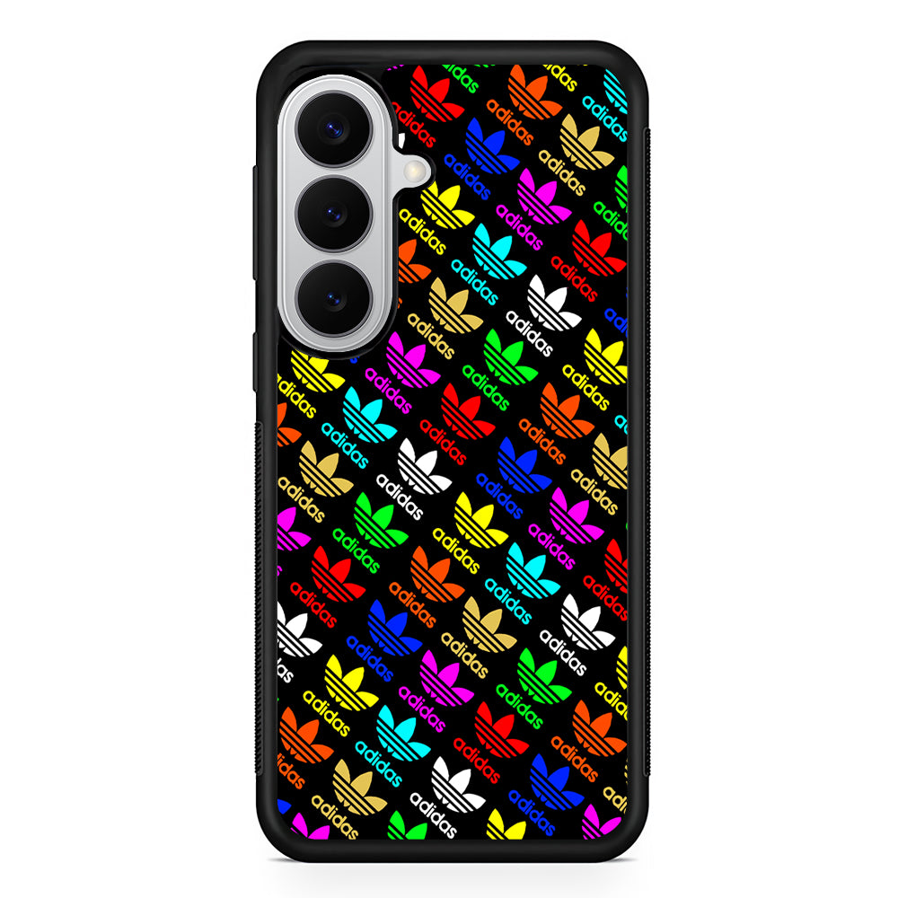 Adidas Logo Colorful Pattern Samsung Galaxy S26 Case | Slim Samsung Galaxy S26 Rubber Case