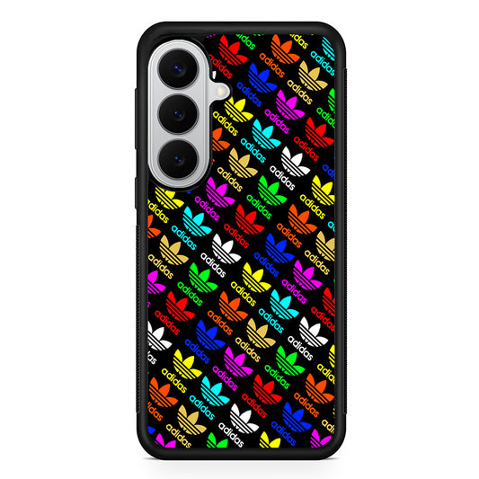 Adidas Logo Colorful Pattern Samsung Galaxy S26 Case | Slim Samsung Galaxy S26 Rubber Case