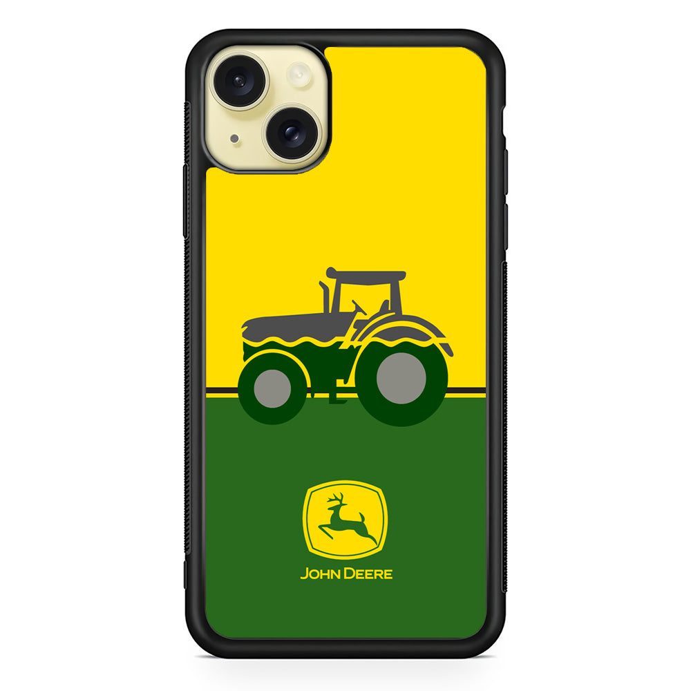 John Deere Yellow Sky iPhone 15 Plus Case | Slim Rubber Case for iPhone 15 Plus