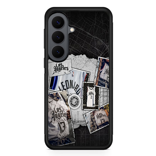 LA Clippers Jersey Samsung Galaxy S26 Plus Case | Slim Rubber Case for Samsung Galaxy S26 Plus