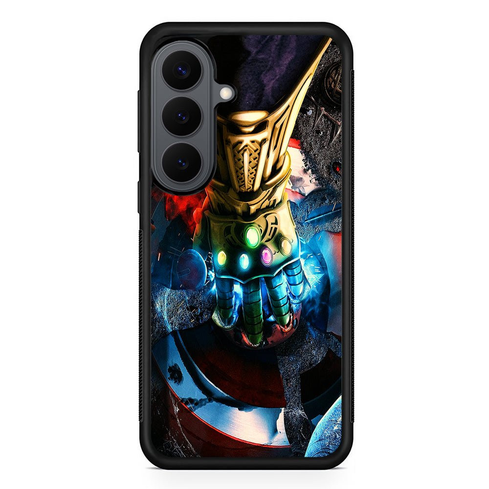 Avengers Infinity Thanos Gauntlet Samsung Galaxy S26 Plus Case | Slim Rubber Case for Samsung Galaxy S26 Plus