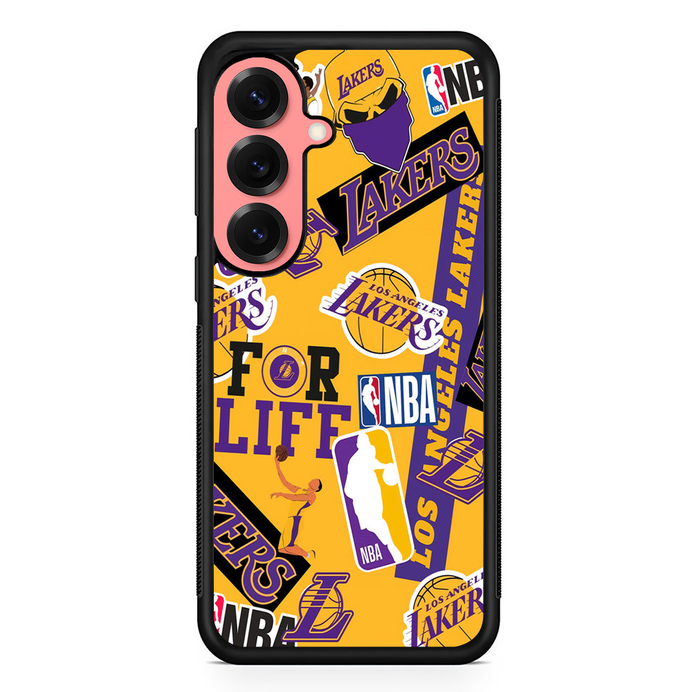 Los Angeles Lakers Aesthetic Samsung Galaxy S25 Case | Protective Case for Samsung Galaxy S25