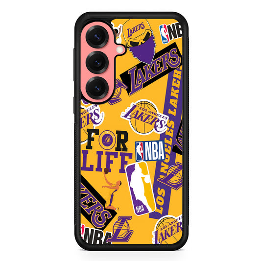 Los Angeles Lakers Aesthetic Samsung Galaxy S25 Case | Protective Case for Samsung Galaxy S25