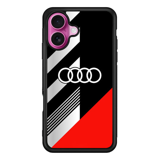 Audi F1 Sport Logo iPhone 17 Case | Slim Rubber Case for iPhone 17