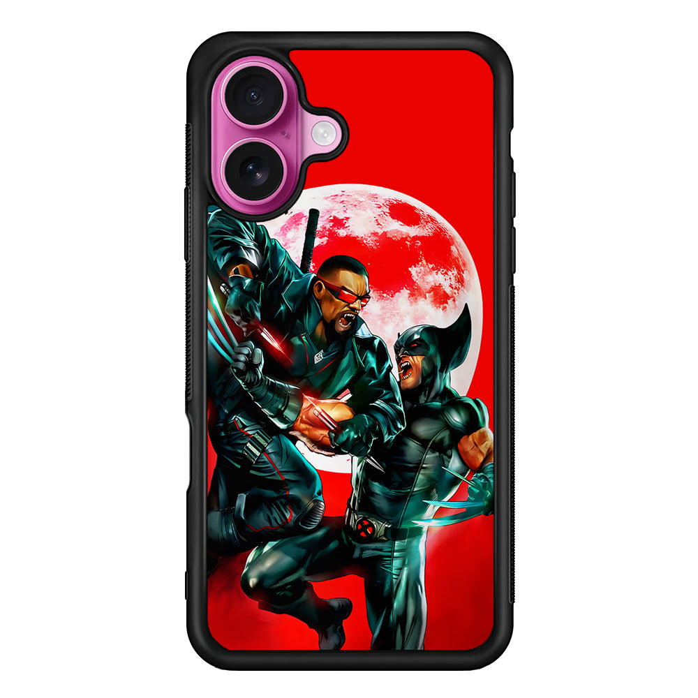 Blade Vampire VS Wolverine iPhone 17 Case | Slim Protective Rubber Phone Cover