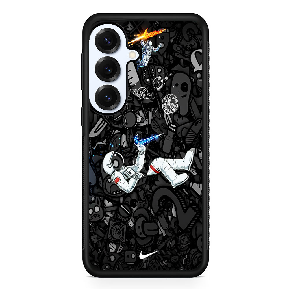 Nike Graffiti Astronaut Samsung Galaxy S25 Plus Case | Durable Samsung Galaxy S25 Plus Phone Case