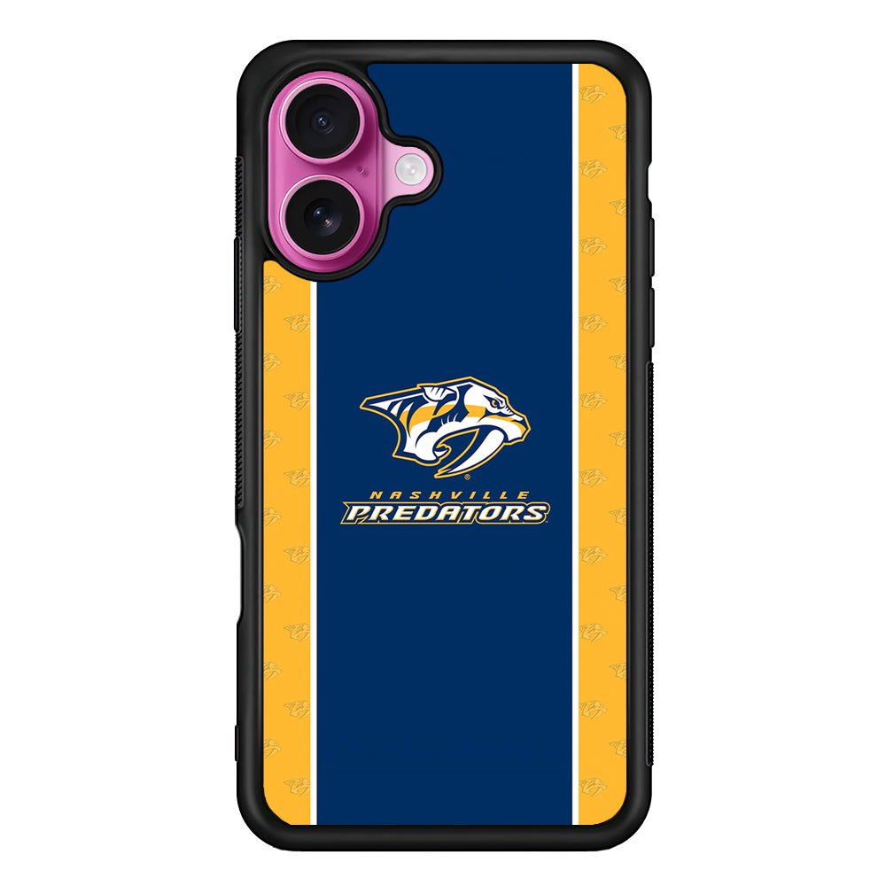 Nashville Predators Logo iPhone 17 Case | Slim Protective Rubber Phone Cover