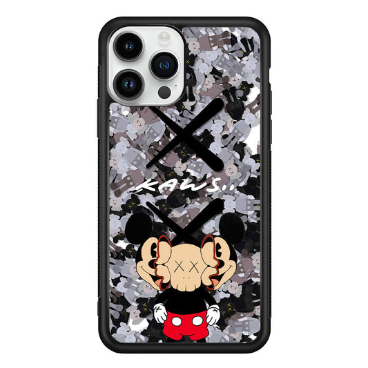 Kaws and Mickey Mask iPhone 13 Pro Case | Slim Rubber Case for iPhone 13 Pro
