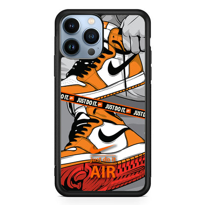 Nike Close Up The Sneaker 2D Rubber Phone Case | Slim Protective Phone Case