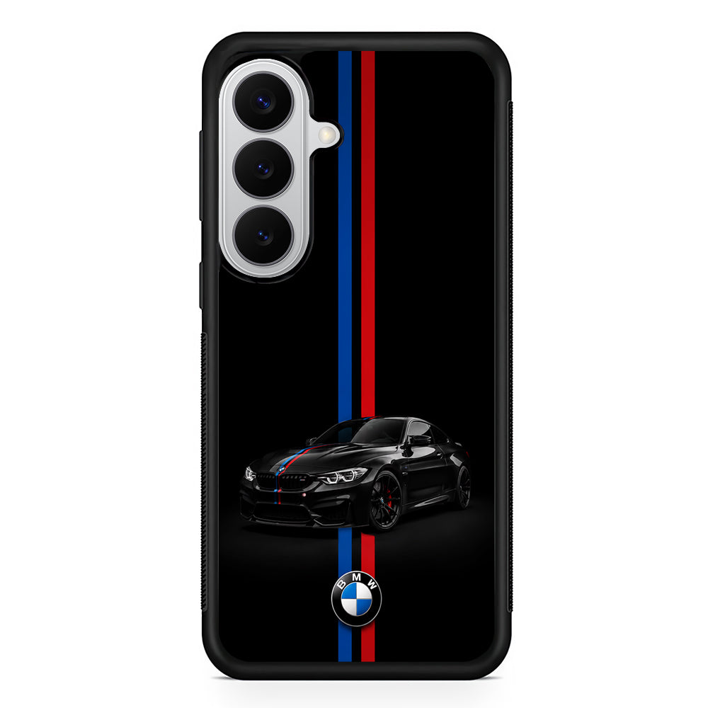 BMW M4 Coupe Racing Stripe Samsung Galaxy S26 Case | Slim Rubber Case for Samsung Galaxy S26