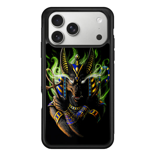 Anubis The God of The Dead iPhone 17 Pro Case | Slim Rubber Case for iPhone 17 Pro