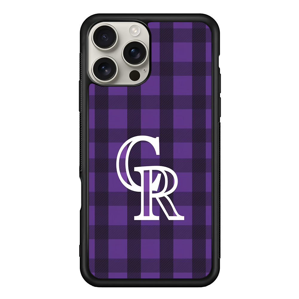 Colorado Rockies Pattern iPhone 16 Pro Max Case | Stylish Protective Case for iPhone 16 Pro Max