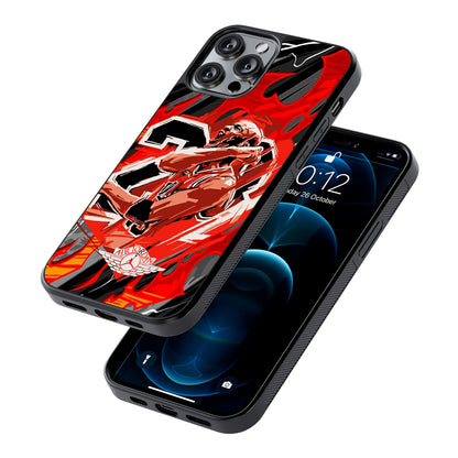 Air Jordan Flaming Spirit 2D Rubber Phone Case | Slim Protective Phone Case