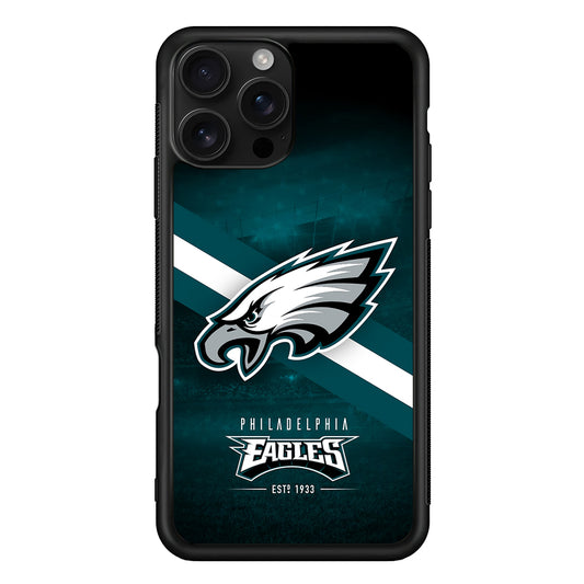 Philadelphia Eagles Logo iPhone 16 Pro Case | Durable Protective Case for iPhone 16 Pro