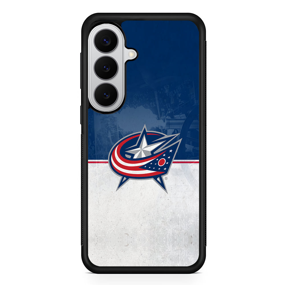 Columbus Blue Jackets Logo Samsung Galaxy S26 Case | Protective Rubber Cover