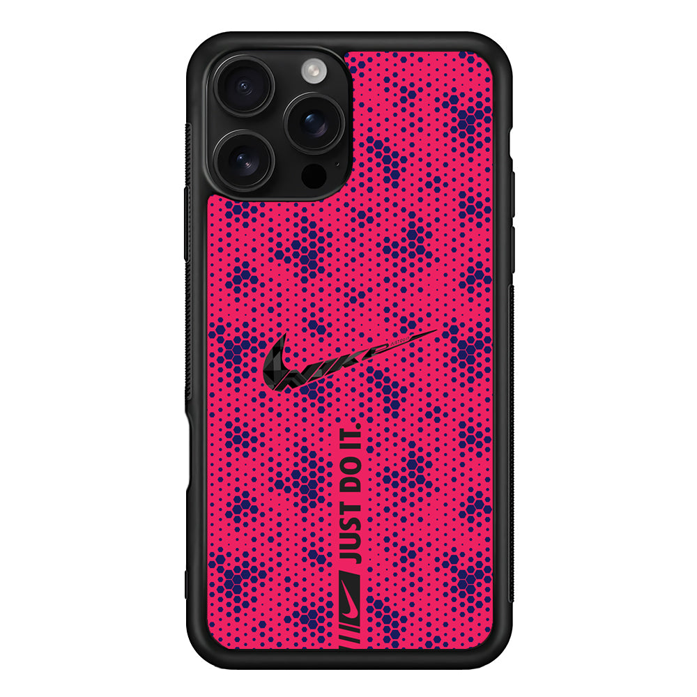 Nike Blue Honeycomb iPhone 16 Pro Case - Stylish Protective Cover for iPhone 16 Pro